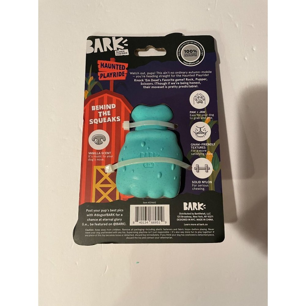 NWT- Bark Super Chewer Knock em Dead Dog Toy - Picture 2 of 2